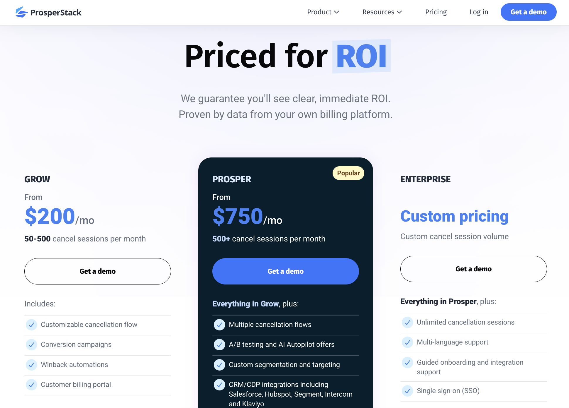 ProsperStack Pricing