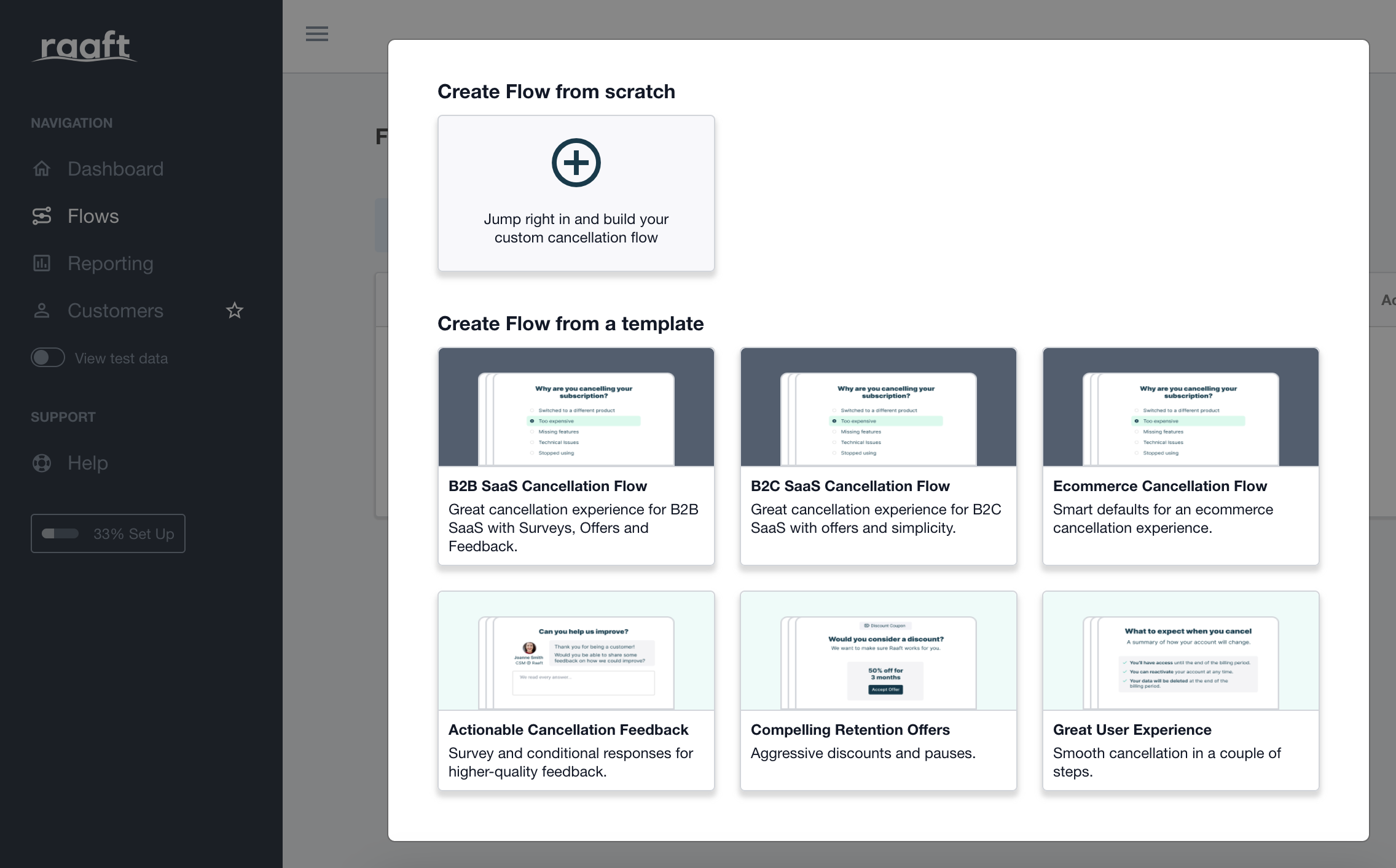 Choose your flow template