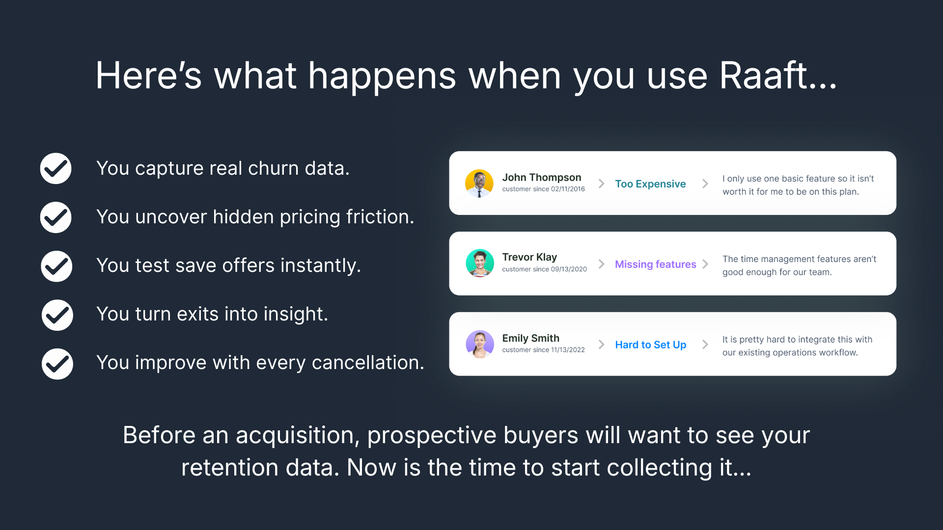 What happens when you use Raaft