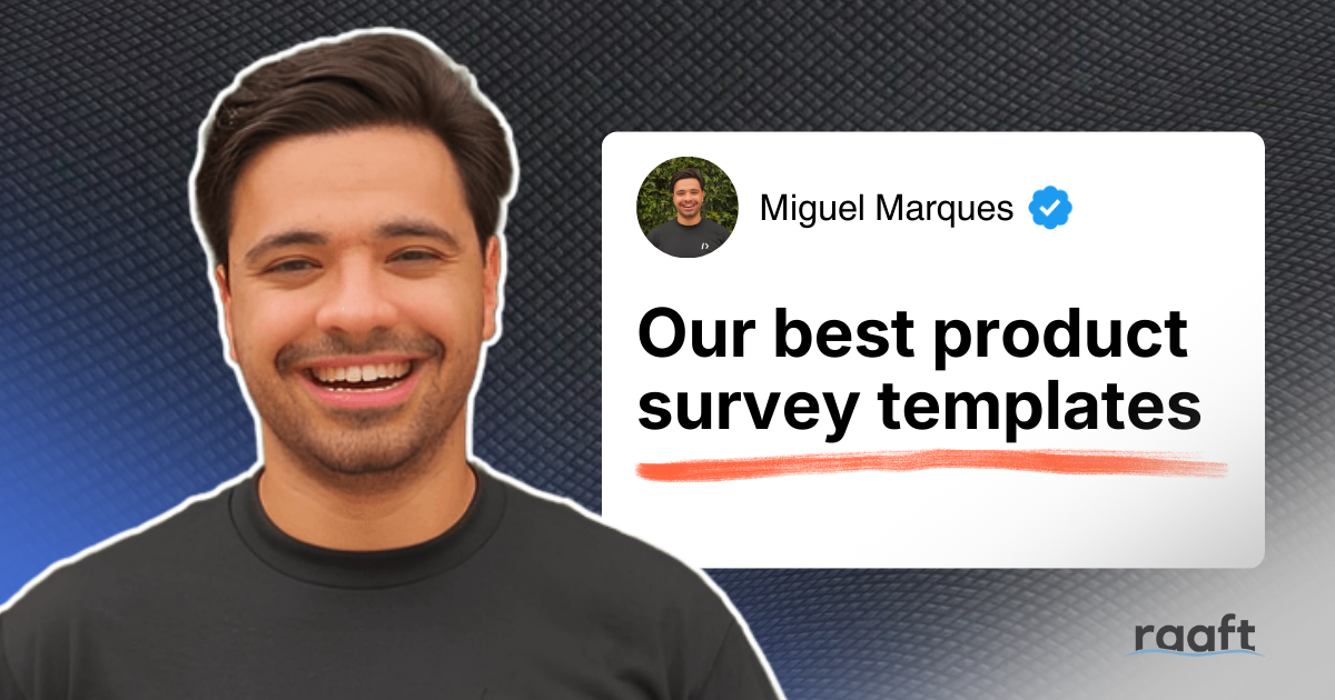 Best Product Survey Templates: Here Are My 3 Favorites [2025 Research]